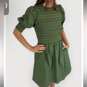 Hill House Vivi Nap Dress in Green XL